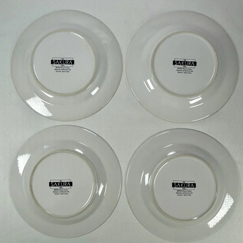 Set of 4 Sakura Oneida Bistro by Naylor Faulkner 8.25